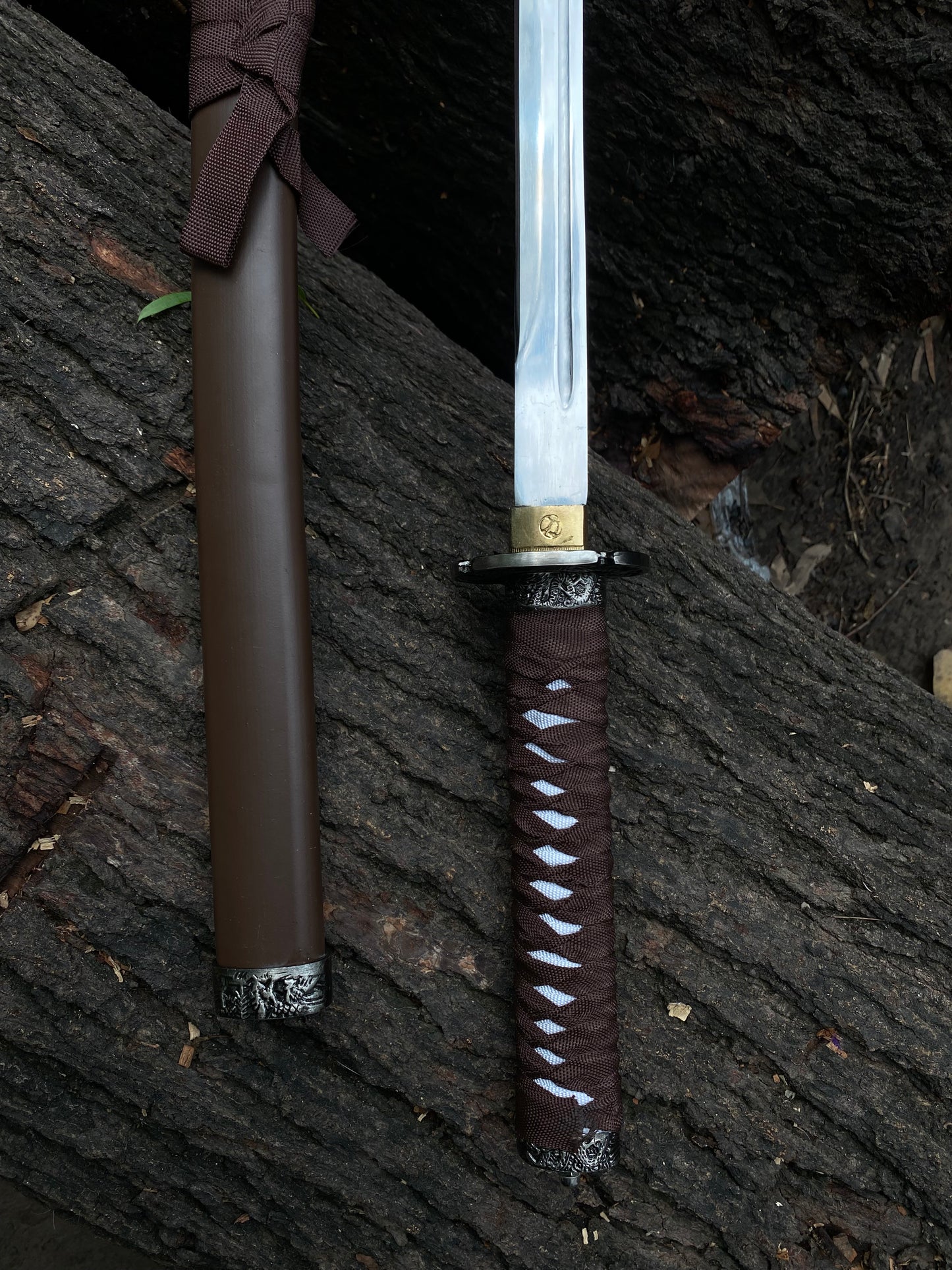 Real Brown Katana Sword
