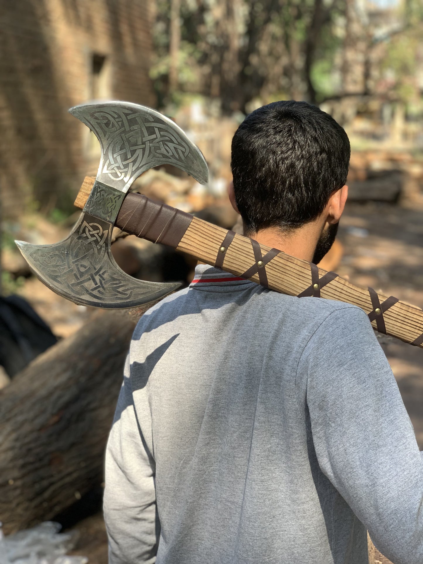 Axe Double Headed (Brown)