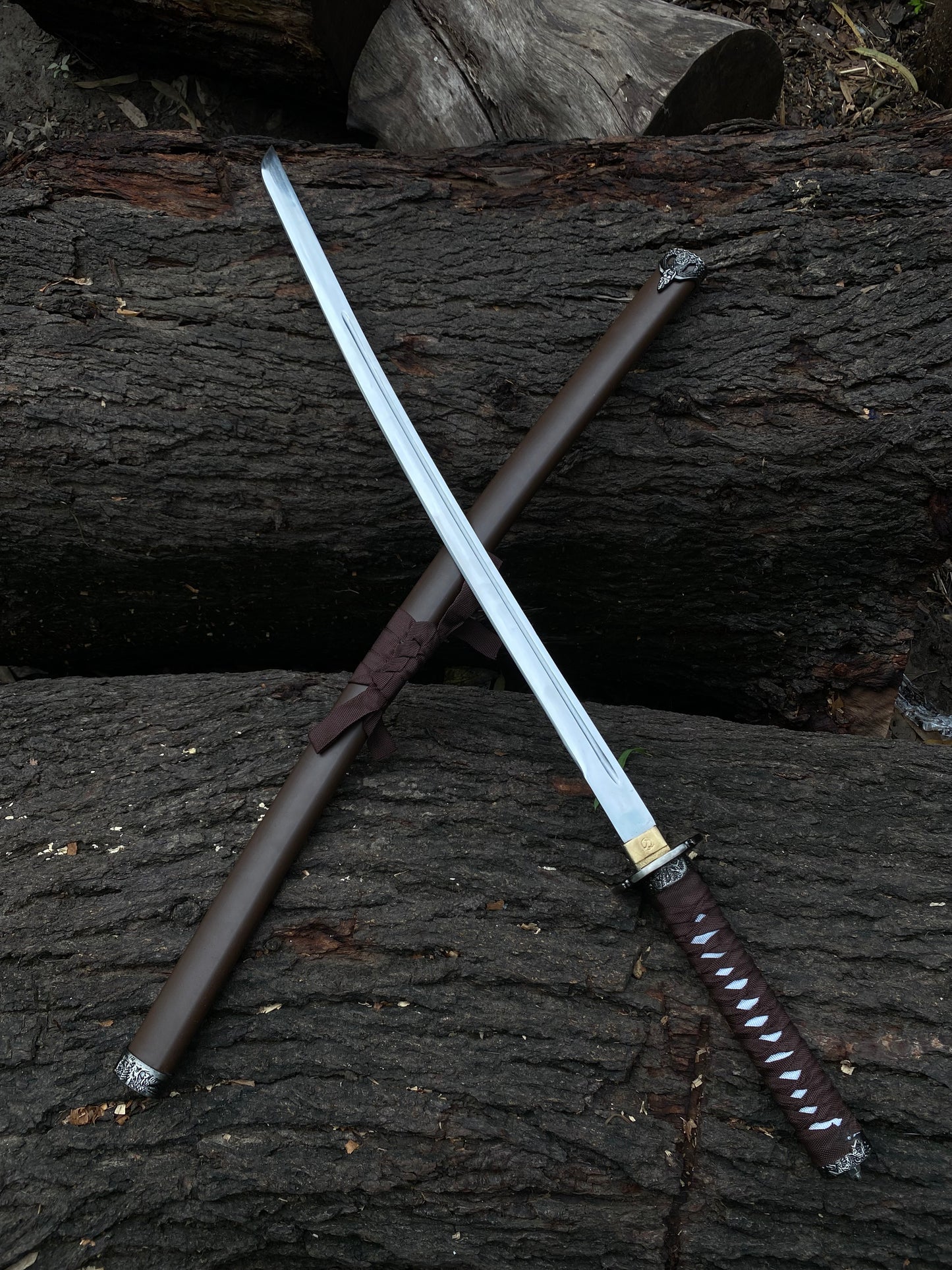 Real Brown Katana Sword