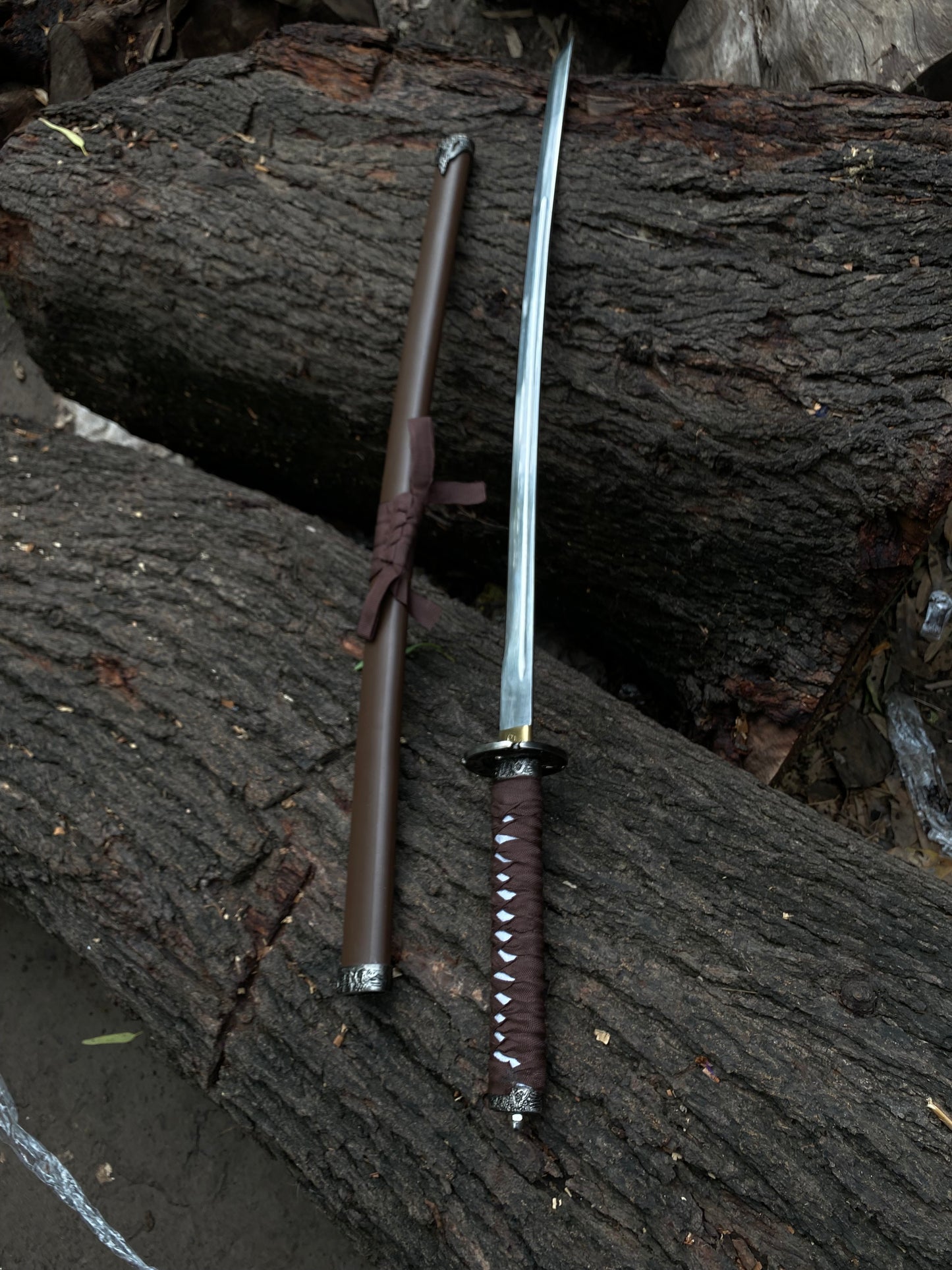 Real Brown Katana Sword