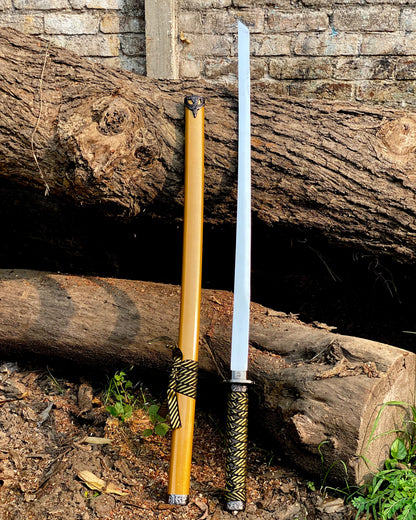 Real Yellow Katana Sword