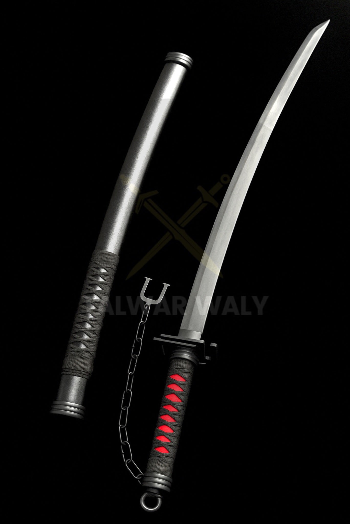 Real Black Katana Sword