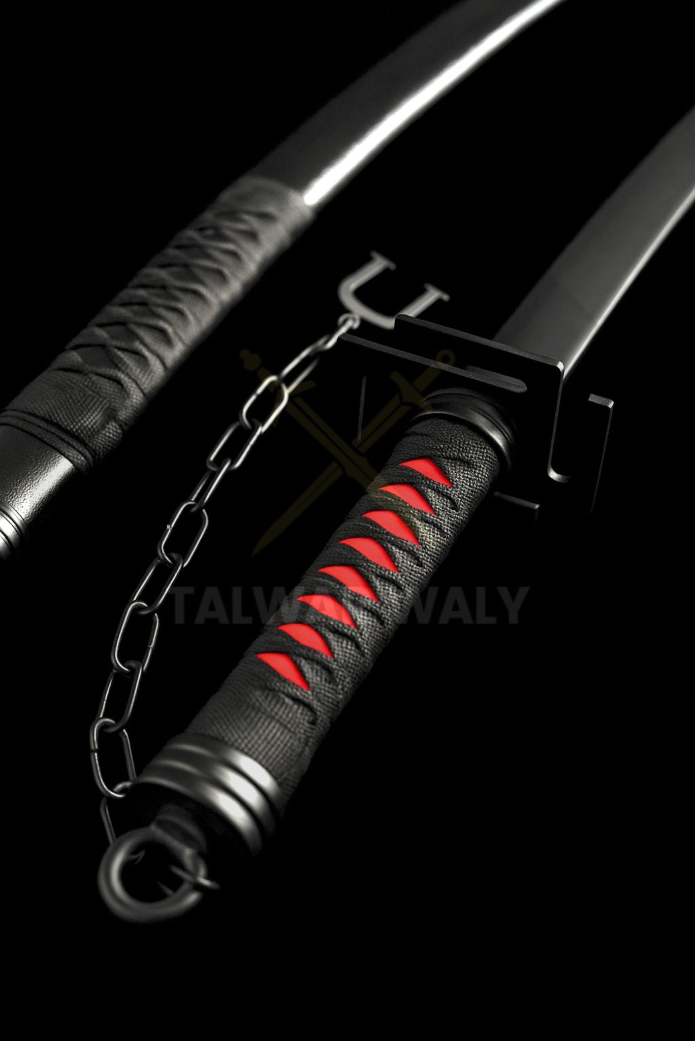 Real Black Katana Sword