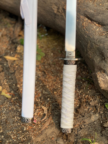 Real White Katana Sword