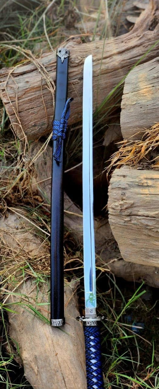 Real Blue Katana Sword