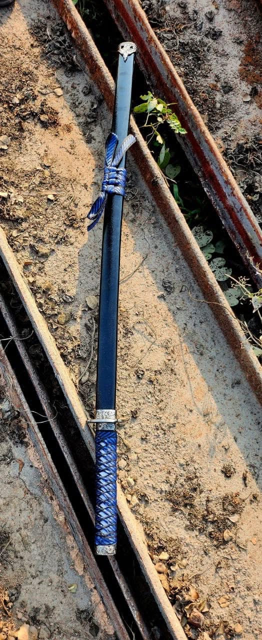 Real Blue Katana Sword