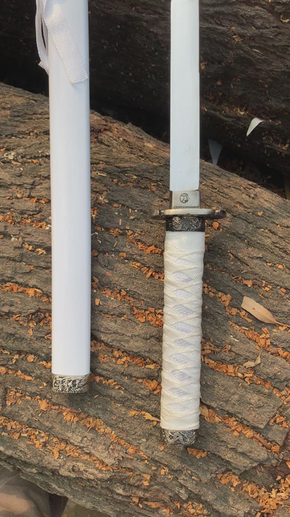 Real White Katana Sword